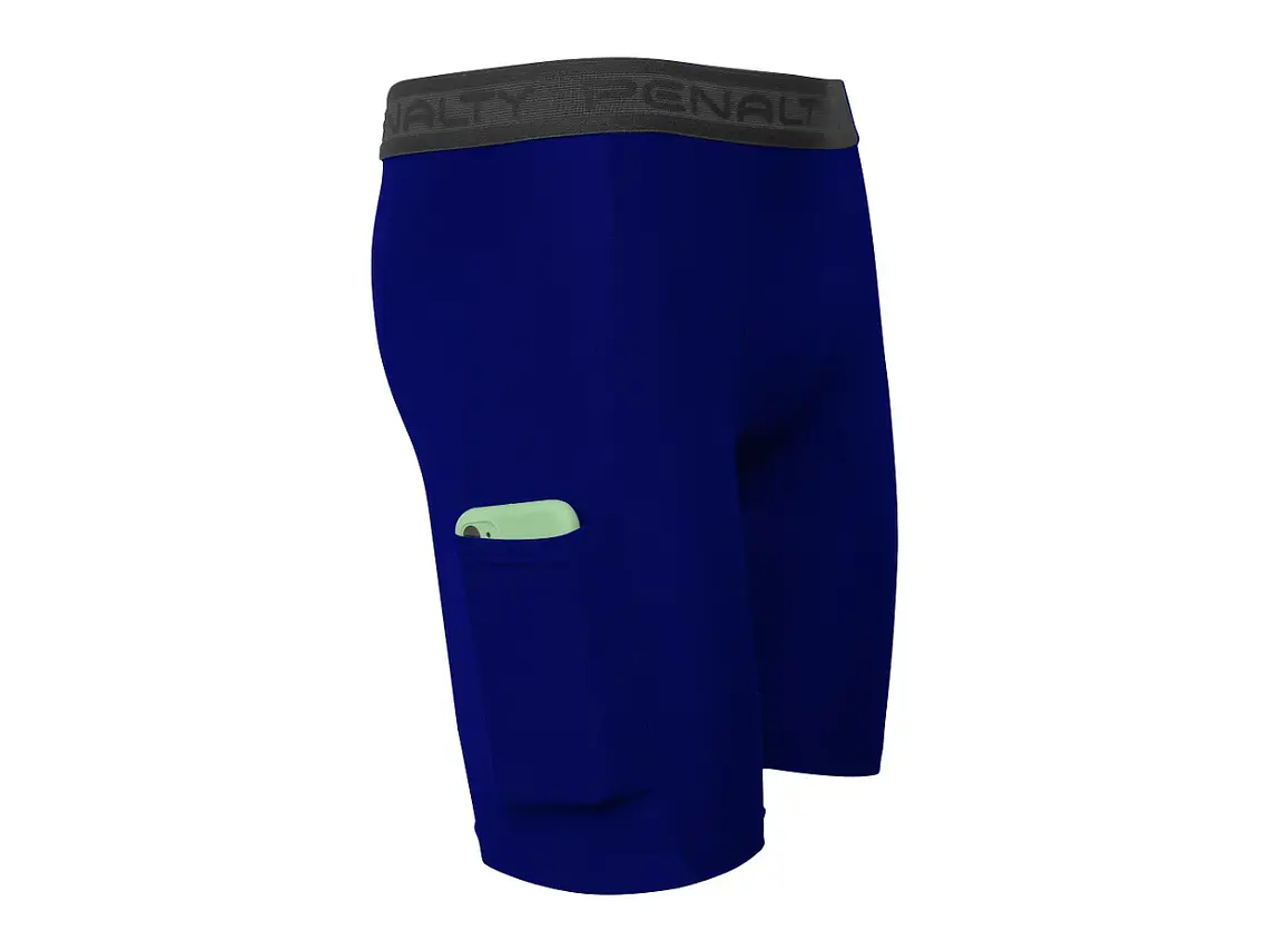 Calza Corta Penalty Skin 183 C/Bolsillo Azul Rey  1
