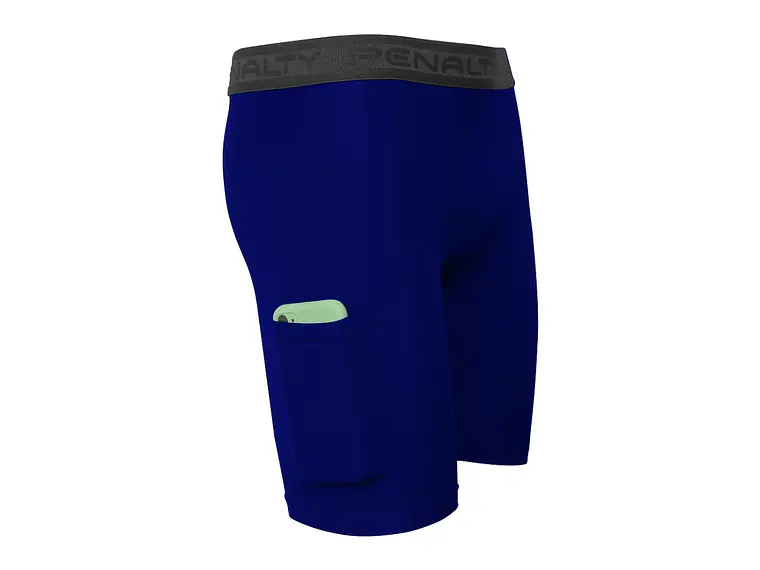 Calza Corta Penalty Skin 183 C/Bolsillo Azul Rey  1
