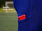 Calza Corta Penalty Skin 183 C/Bolsillo Azul Rey  - Miniatura 3