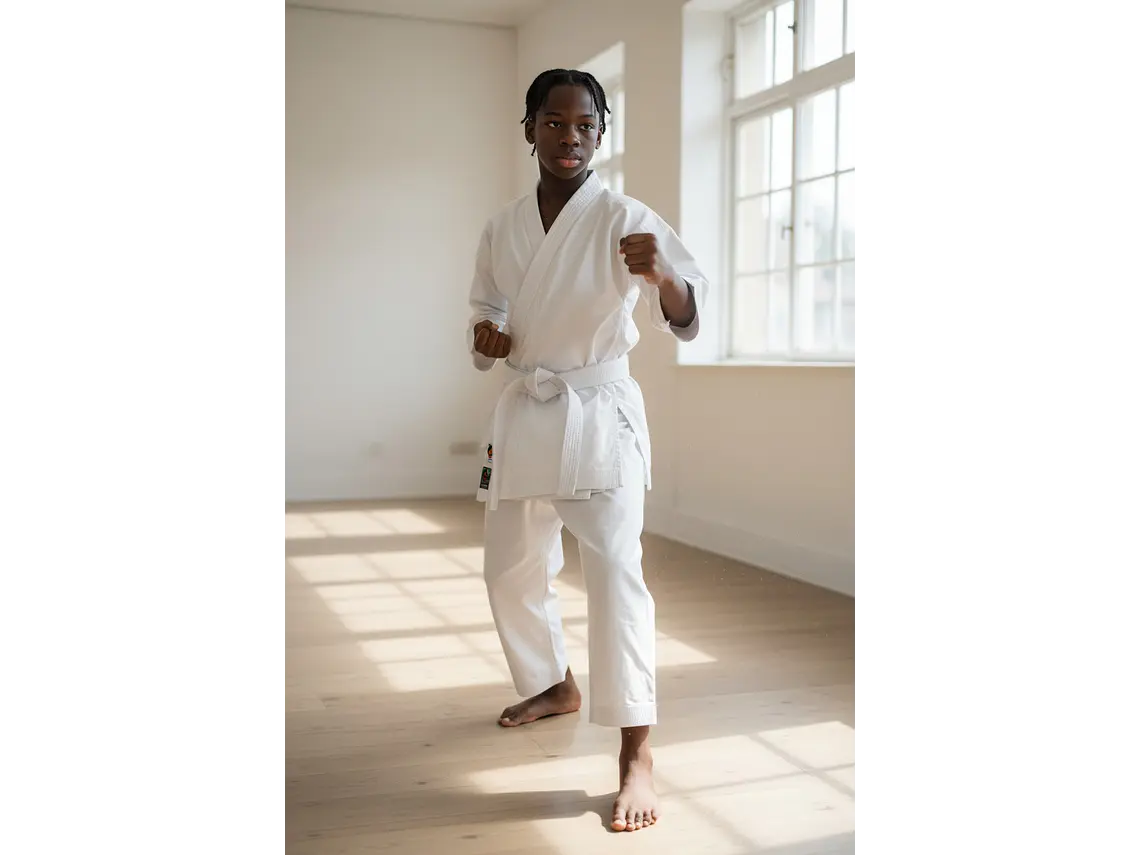 Traje De Karate Muuk Blanco 6
