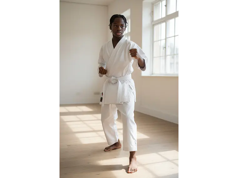 Traje De Karate Muuk Blanco 6