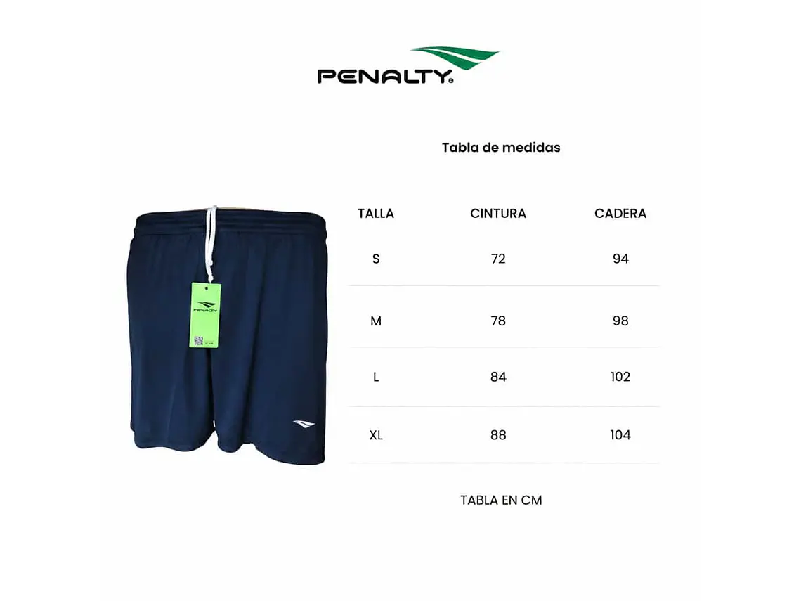 Short Penalty Energy 609 C/Bolsillo Azul Oscuro 3