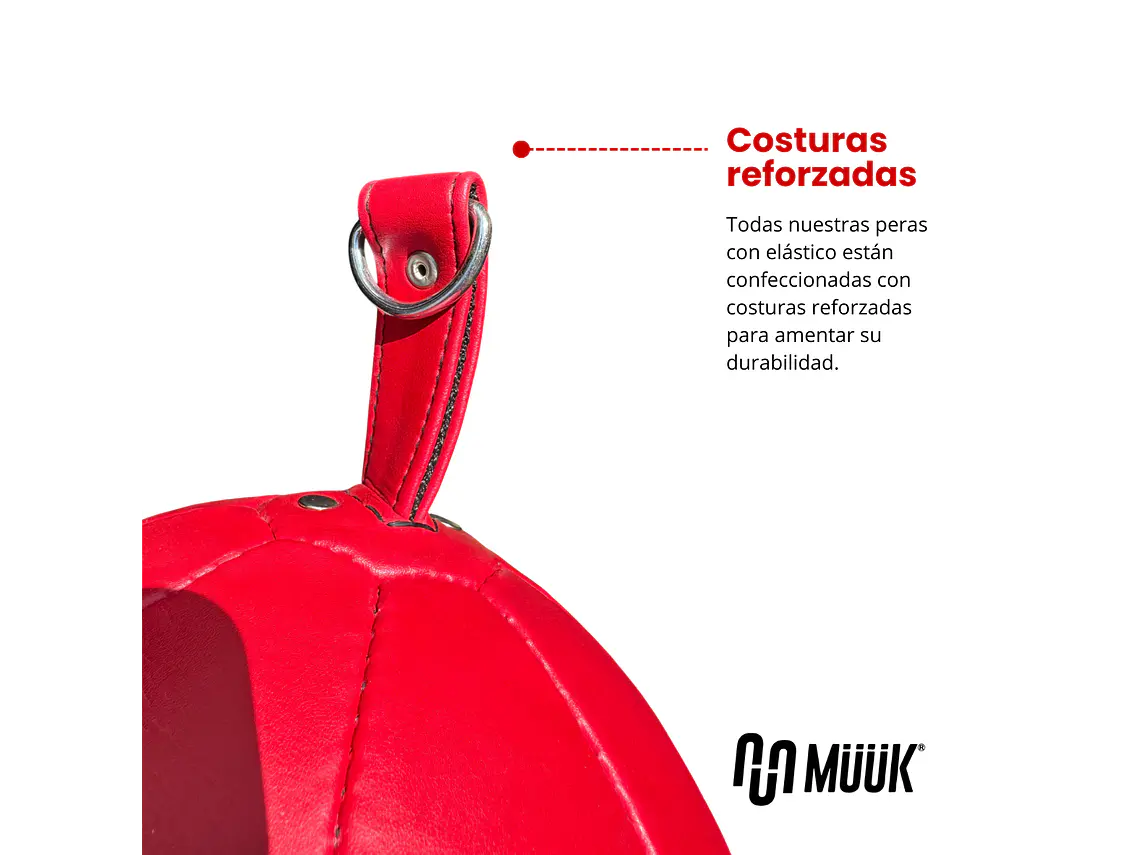 Pera Box Muuk Con Elástico Roja 7