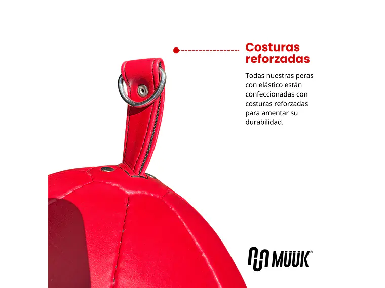 Pera Box Muuk Con Elástico Roja 7