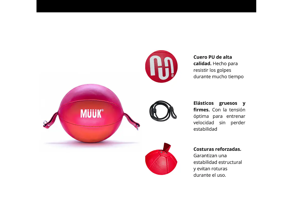 Pera Box Muuk Con Elástico Roja 5