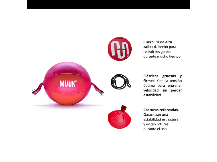 Pera Box Muuk Con Elástico Roja 5