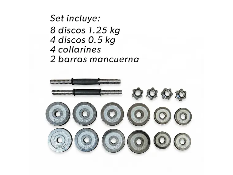 Set de Mancuernas de 15 kg Muuk  2