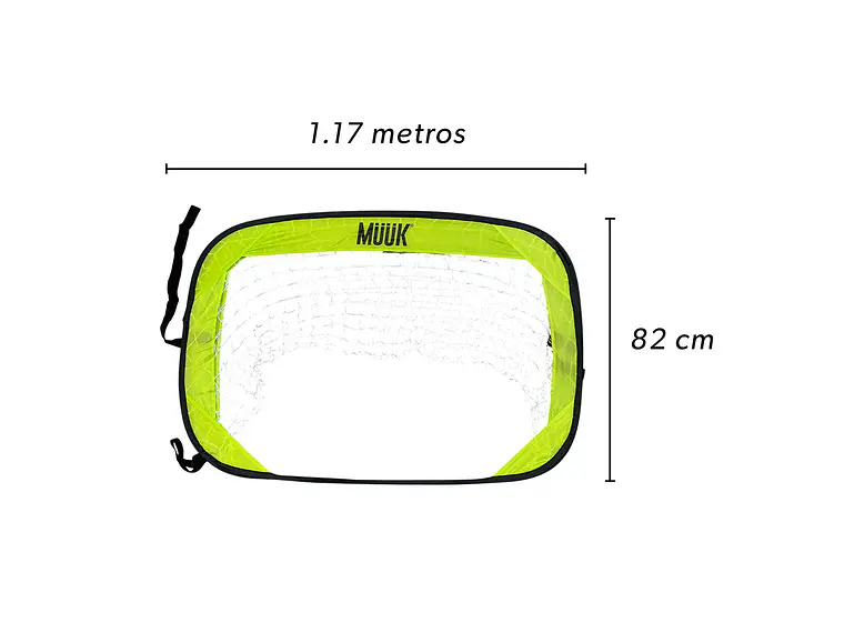 Arcos de Fútbol Plegables Pop-Up Muuk 120 x 80 cm 2