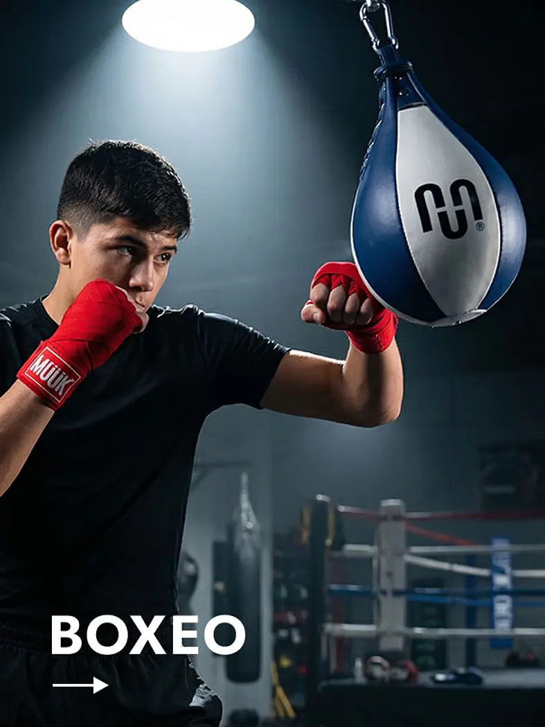 Equipamiento de boxeo Muuk con guantes y cabezal para entrenamiento