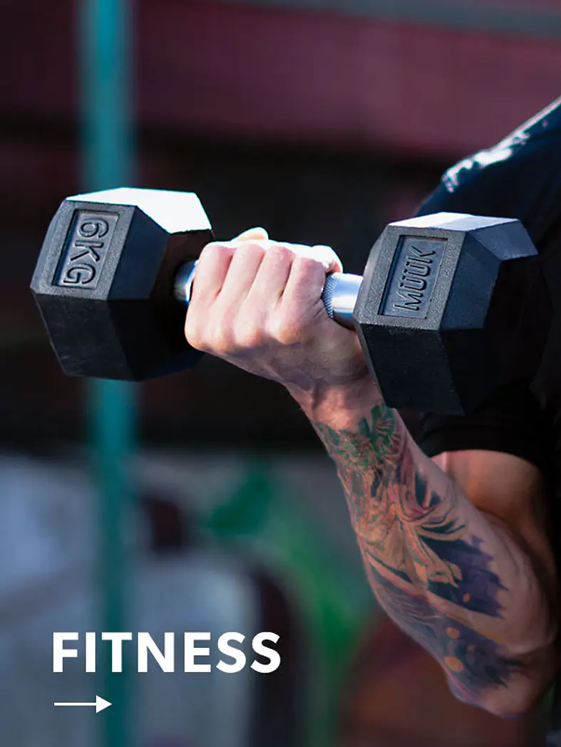 Descubre productos de ejercicio como mancuernas o kettlebells, para entrenar en casa.