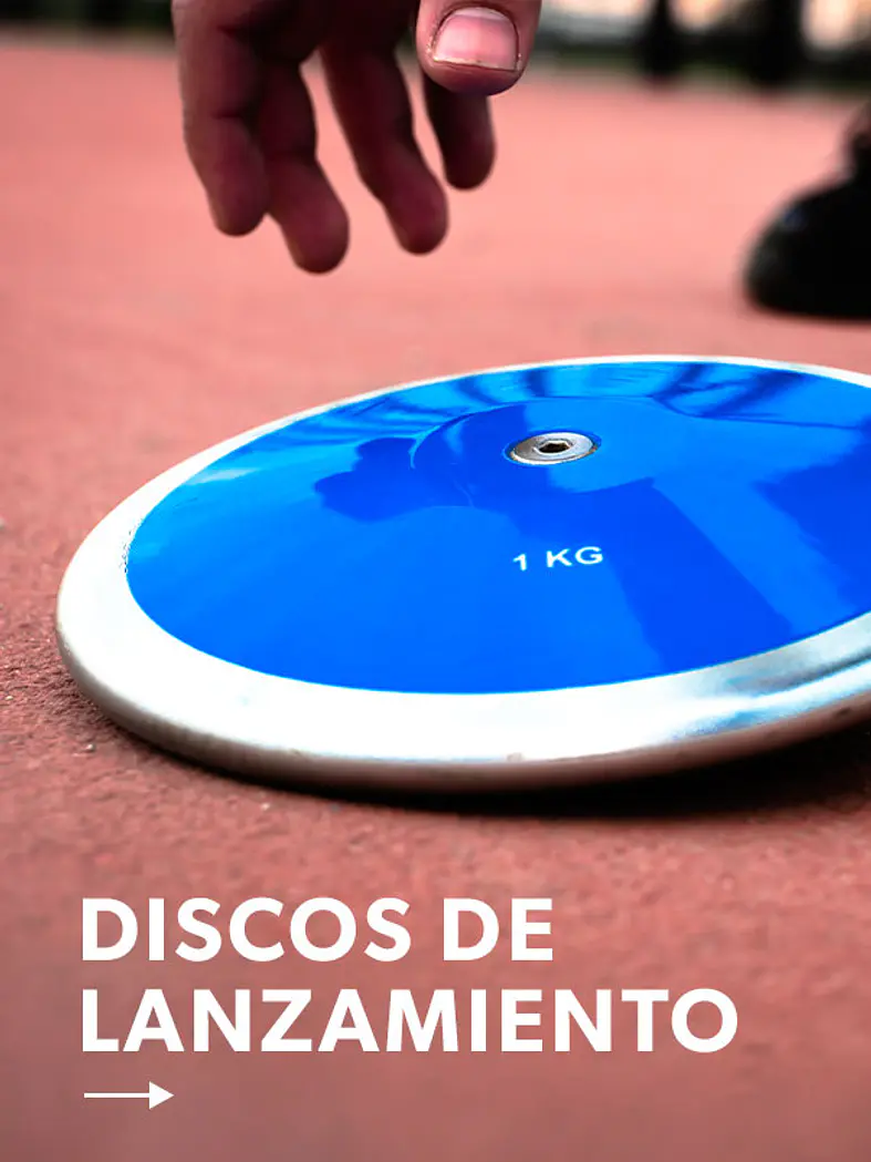 Disco de lanzamiento Muuk para entrenamiento y práctica de atletismo