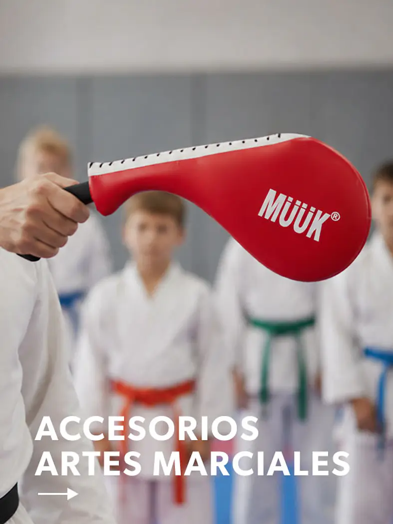 Accesorios para artes marciales Muuk utilizados en entrenamiento de combate