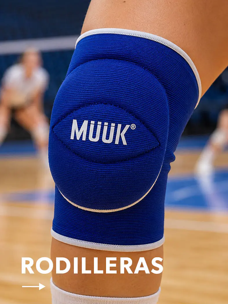 Rodilleras deportivas Muuk para protección en vóleibol y entrenamiento