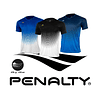 Polera Penalty Prisma Azul/Blanco
