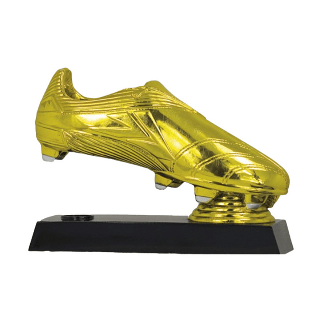 Trofeo de Futbol Resina Zapato Dorado 22 cm
