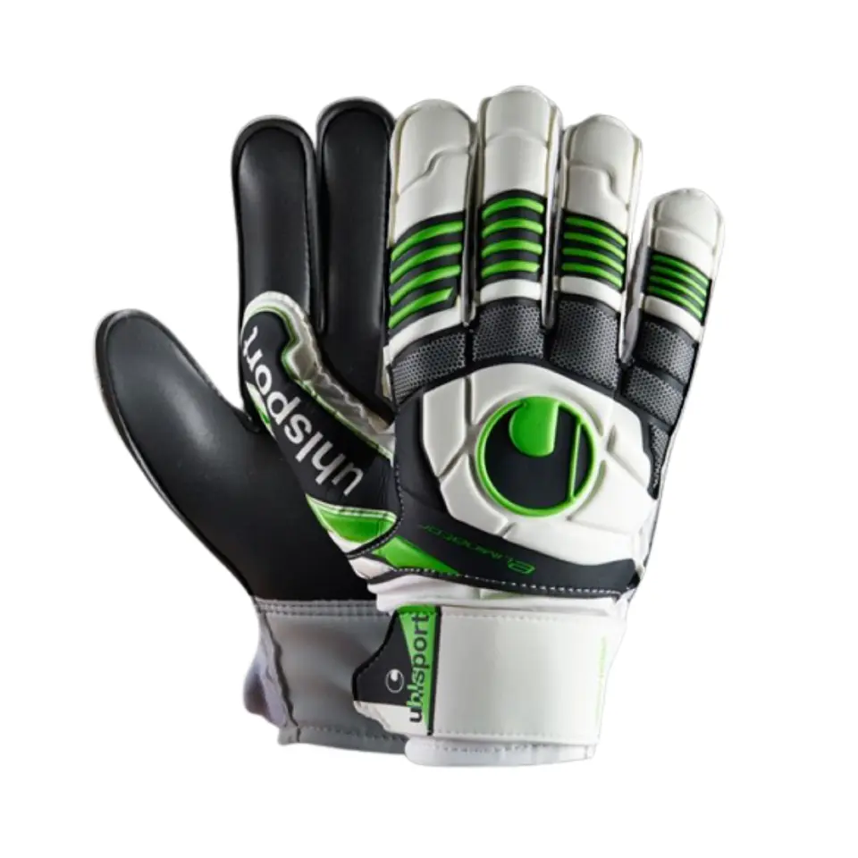 Guantes Arquero Uhlsport Eliminator Soft Blanco-Verde 1