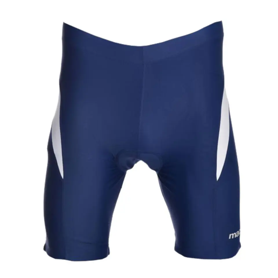 Calza de Ciclismo Macron Corta Azul Marino 1