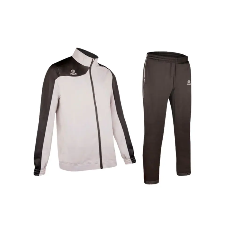 Buzo Mónaco Completo Four Gris/Negro 1