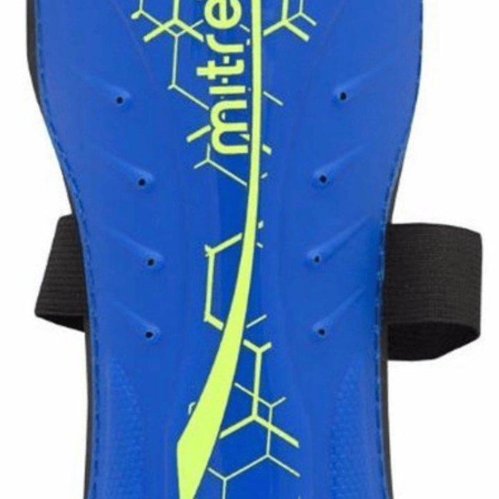 Canillera de Futbol Mitre Basic Azul-Amarillo 1