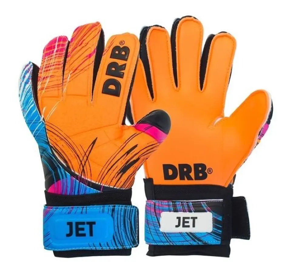 Guantes de Arquero Drb Jet Naranjo-Azul 1