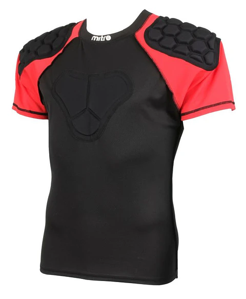 Hombrera de Rugby Mitre League Rojo-Negro