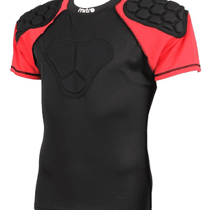 Hombrera de Rugby Mitre League Rojo-Negro