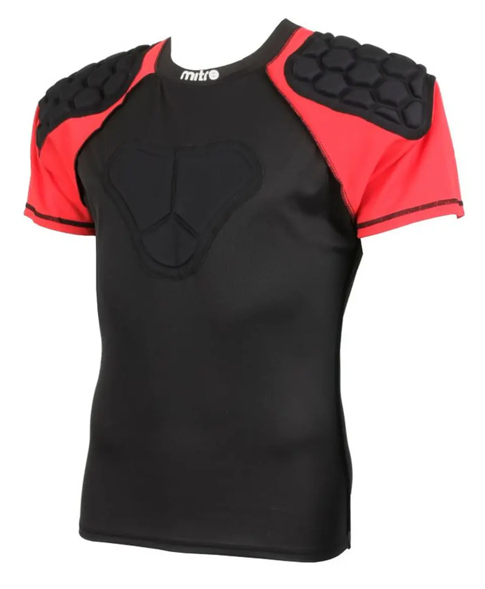 Hombrera de Rugby Mitre League Rojo-Negro 1