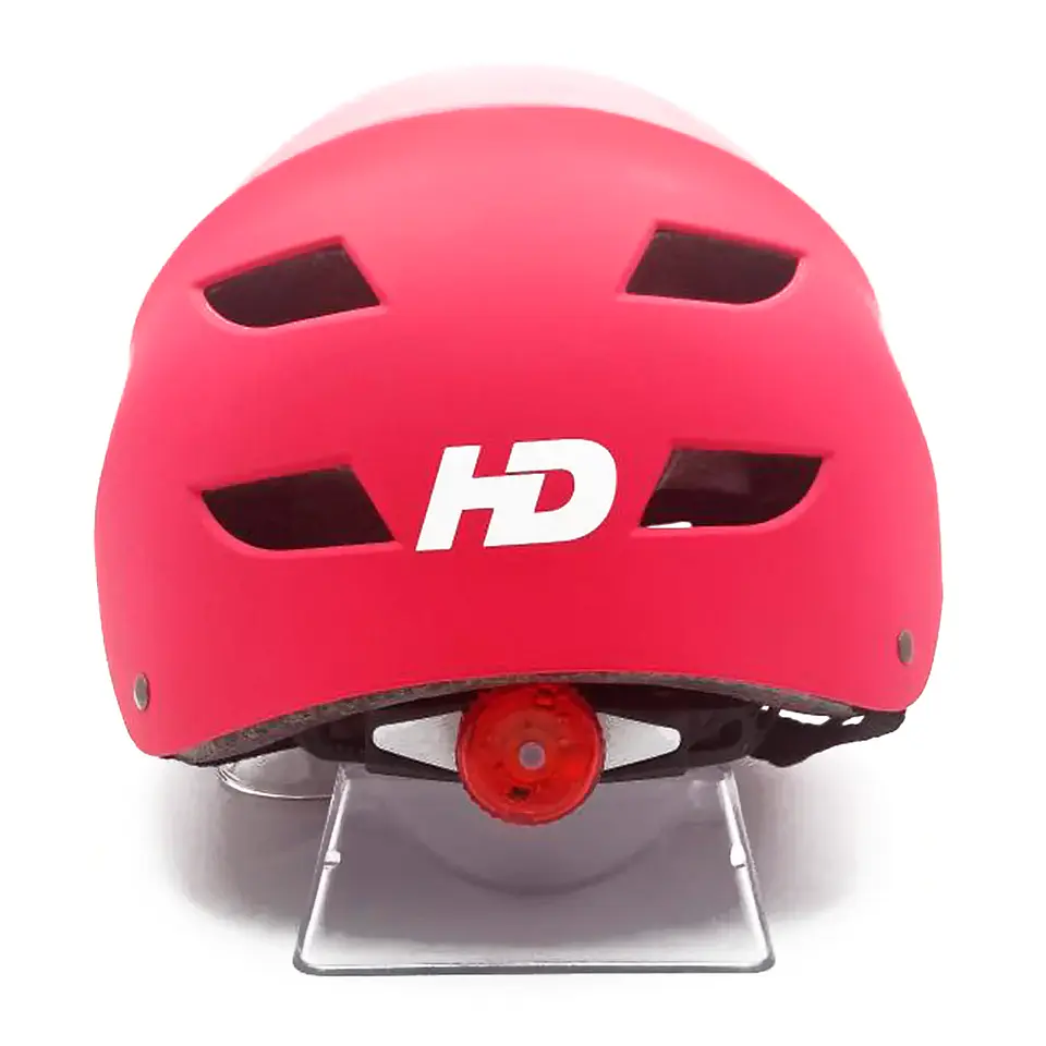 Casco de Patin/Skate Hondar Regulable con Luz Rojo 1
