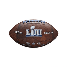 Balon de Futbol Americano Wilson NFL SB53 Oficial Size Comp