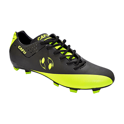 Zapatos de Futbol Cafu Bala Negro-Amarillo