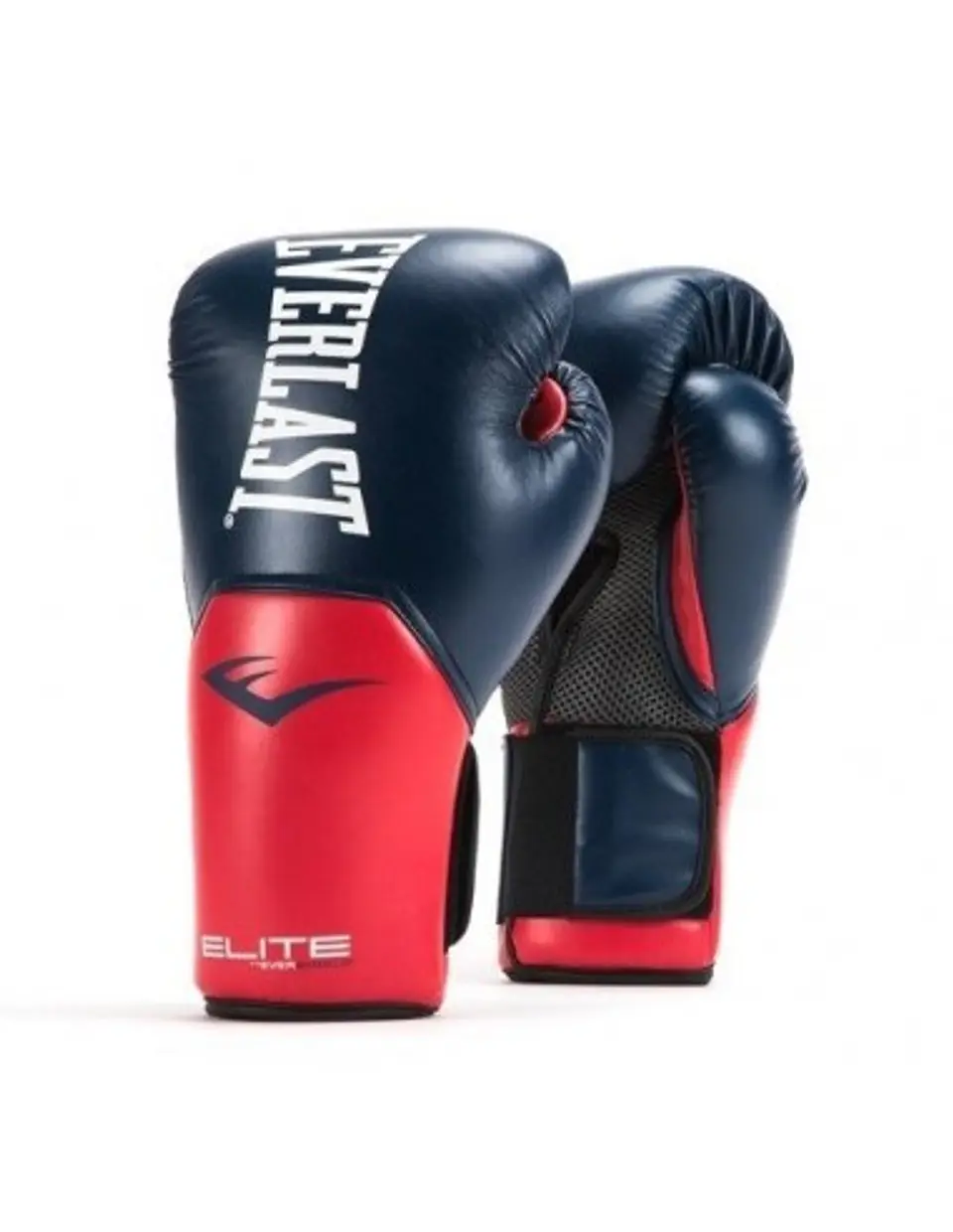 Guantes de Box Everlast Pro Style Elite Azul Marino-Rojo 1