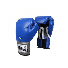 Guantes de Box Everlast Pro Style Training Azul-Gris 16 Oz.