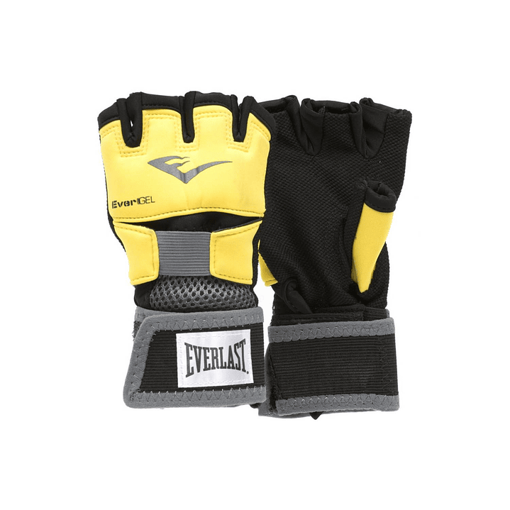 Guantillas Vendas Everlast Evergel Amarillo-Negro 1