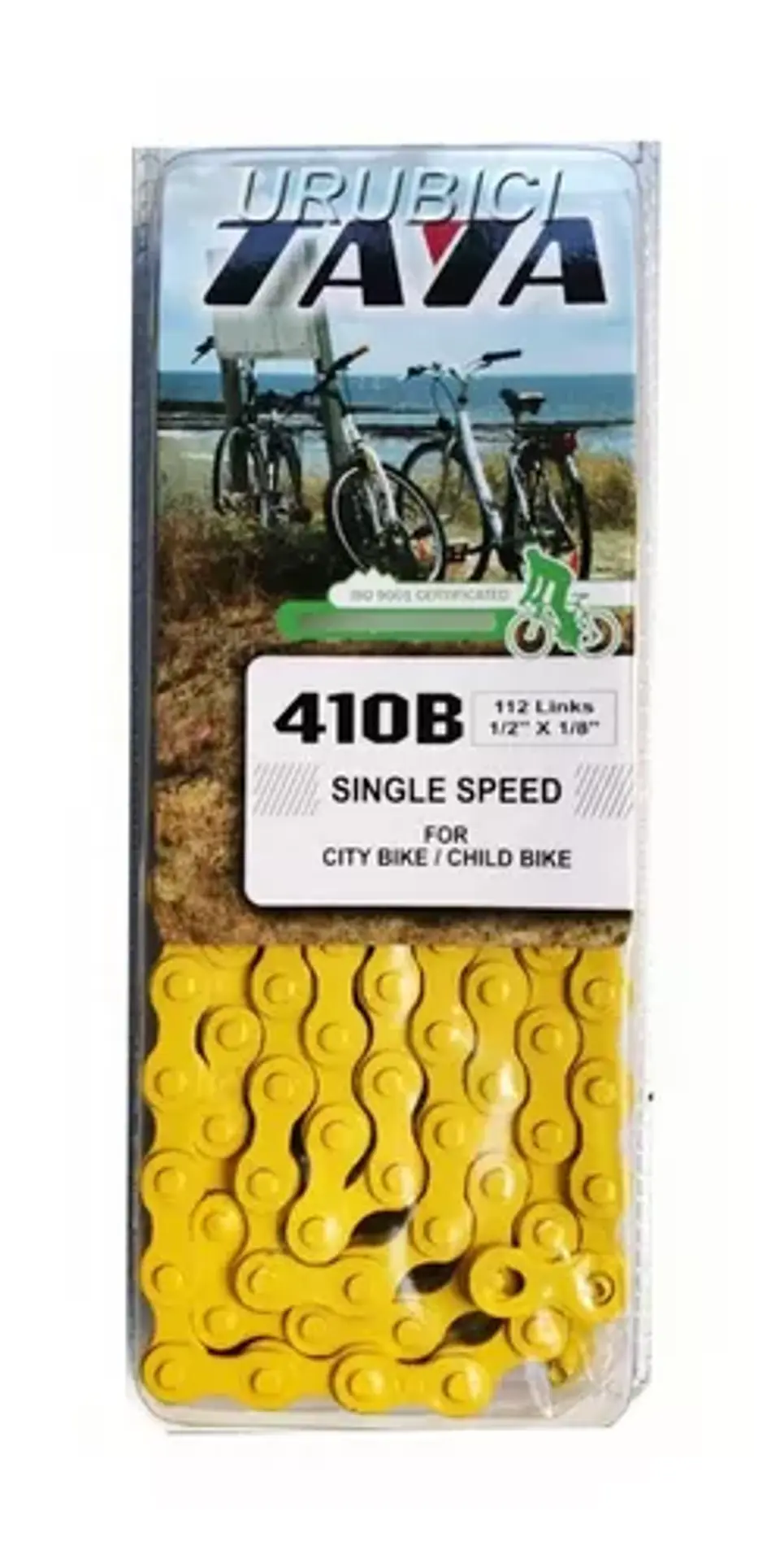 Cadena Para Bicicleta Taya 12 Eslabones Amarillo 14862 1
