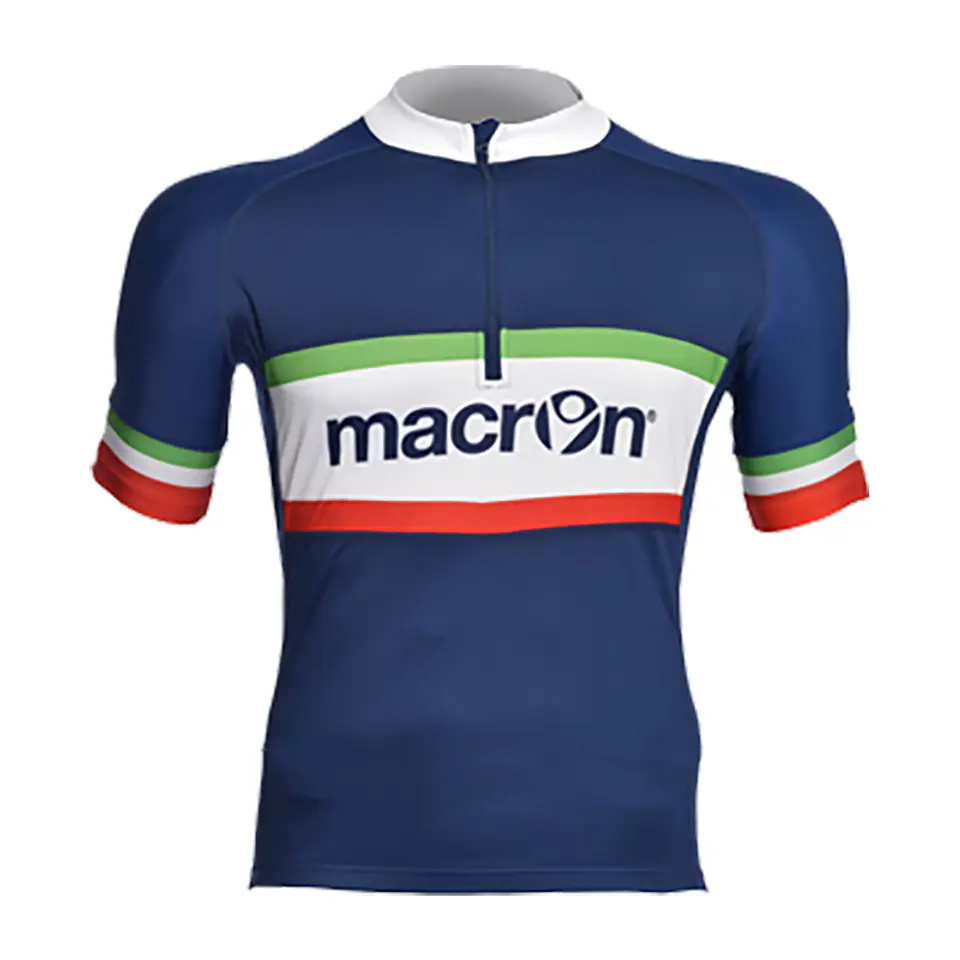 Tricota de Ciclismo Macron Pro Azul Marino 1