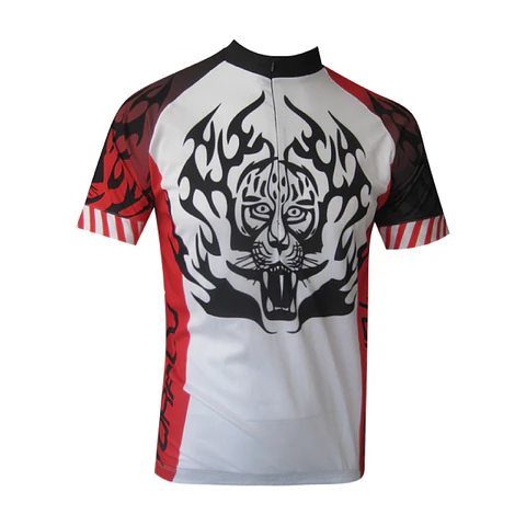 Tricota de Ciclismo Torpedo Diseños Rojo-Blanco