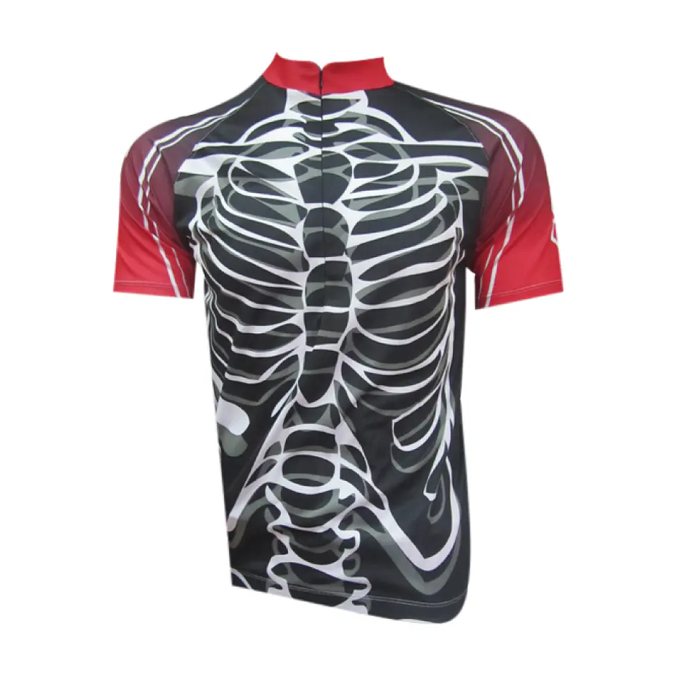 Tricota de Ciclismo Torpedo Diseños Negro-Rojo 1