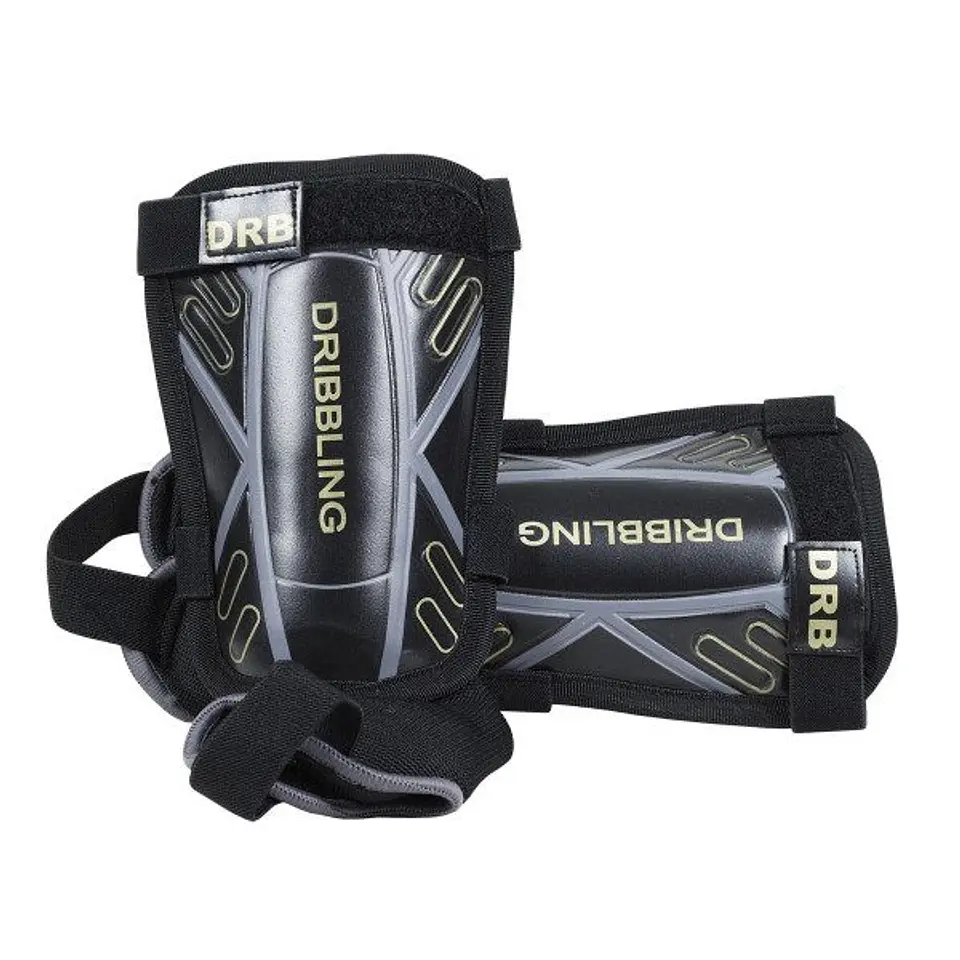Canillera de Futbol Drb Eurostar con Tobillera Negro 1