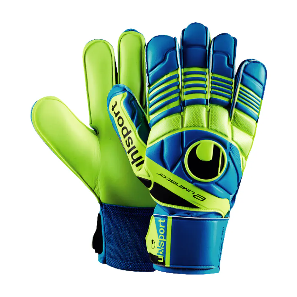 Guantes Arquero Uhlsport Eliminator Soft Cyan Ama Fluor 1