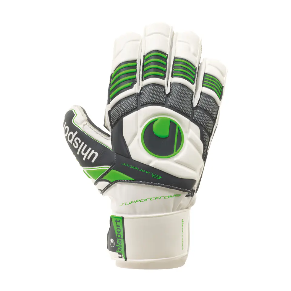 Guantes Arquero Uhlsport Eliminator Soft Sf Blanco-Negro 1