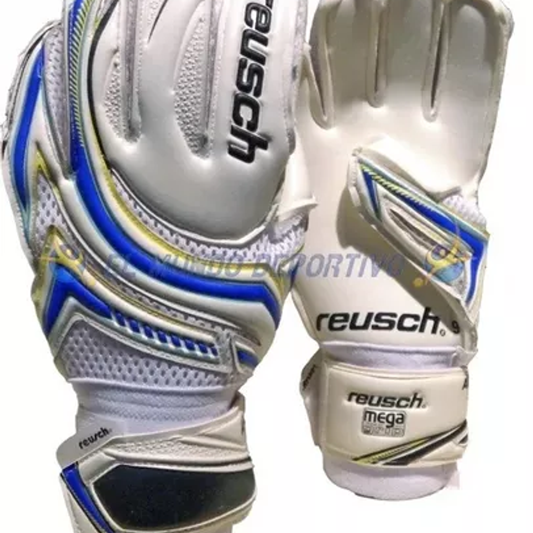 Guantes de Arquero Reusch Alpha Pro Blanco-Azul 1
