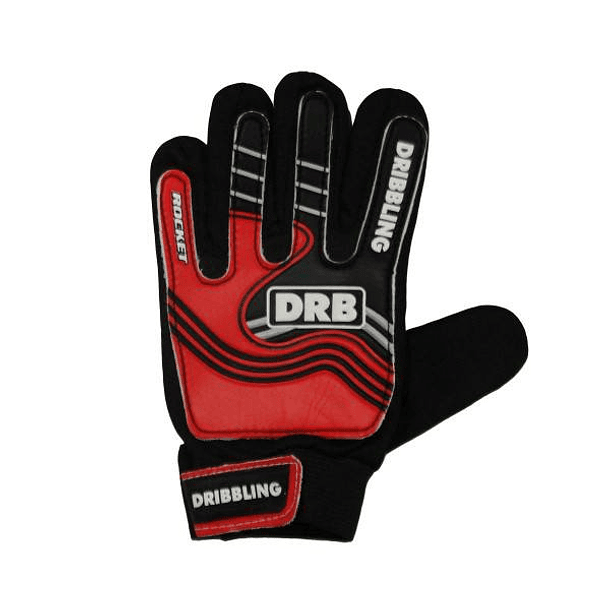 Guantes de Arquero Drb Rocket Negro-Rojo 