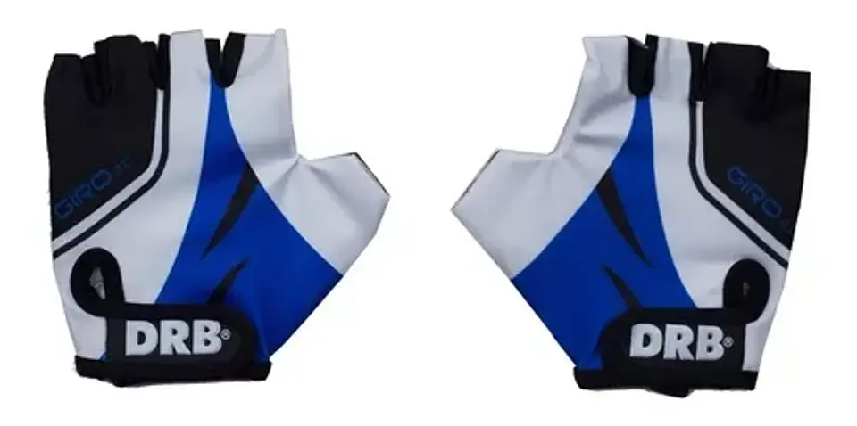 Guantes de Ciclismo Drb Acolchado Soft Negro Azul 1