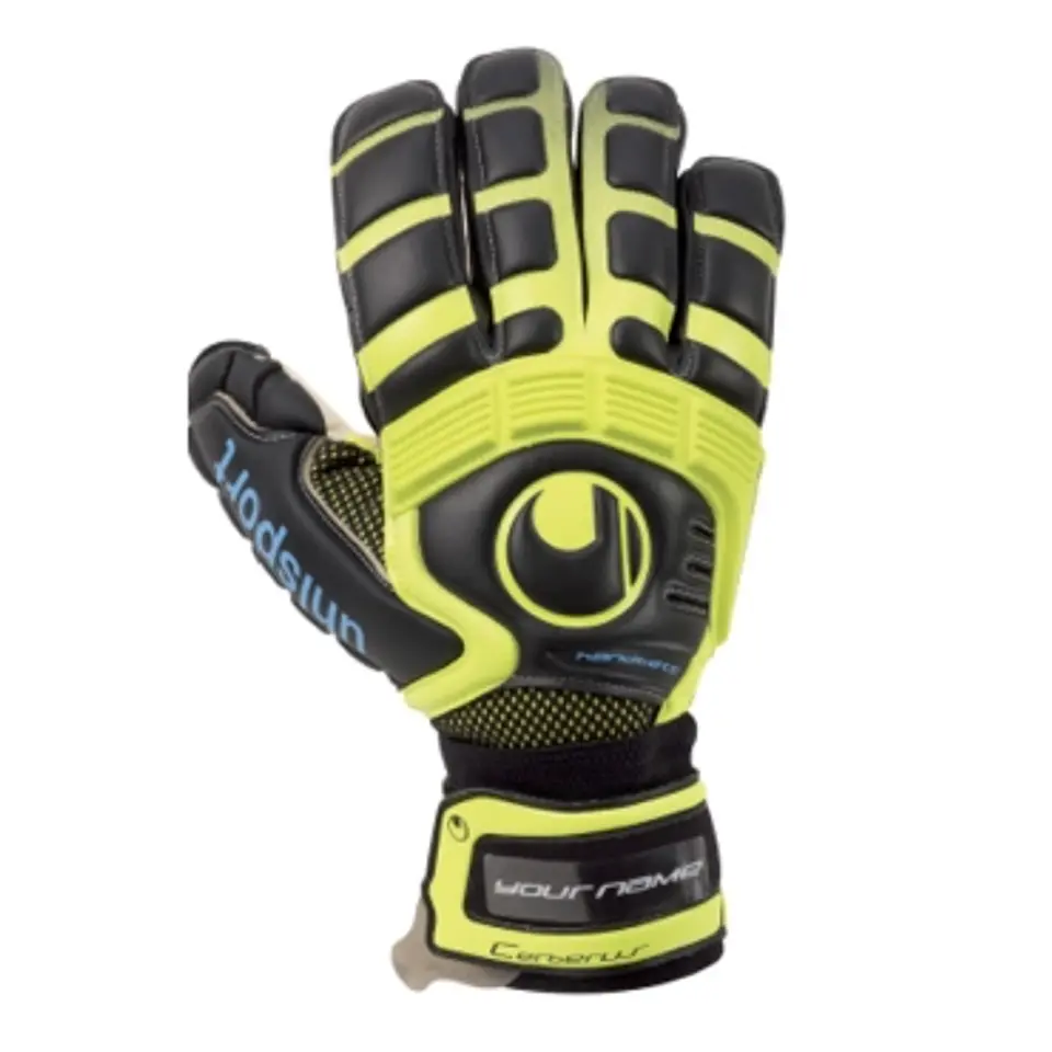 Guantes de Arquero Uhlsport Cerberus Soft Negro-Fluor 1