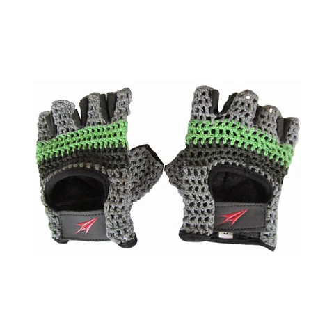 Guantes de Ciclismo Torpedo Cuero/Lana Negro-Negro