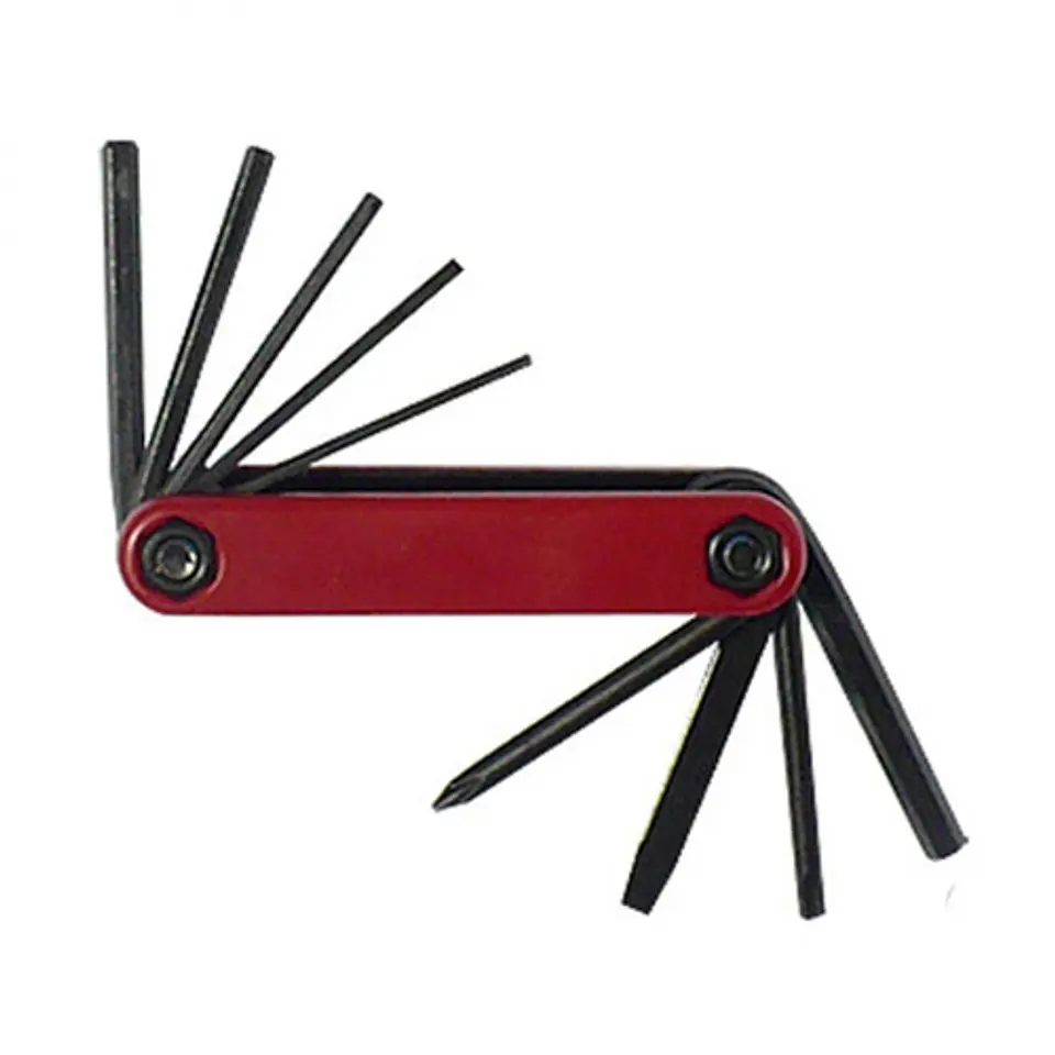 Llave de Bicicleta Allen 9 Funciones HF07 Super TW11192 Rojo 1