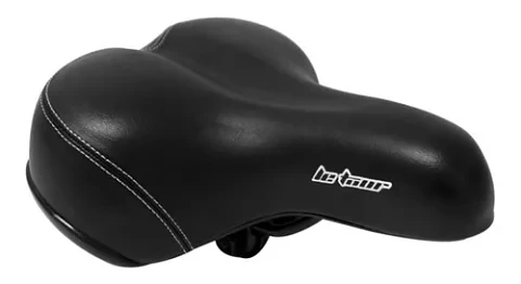 Sillin de Bicicleta Le Tour Negro con Costura 11221