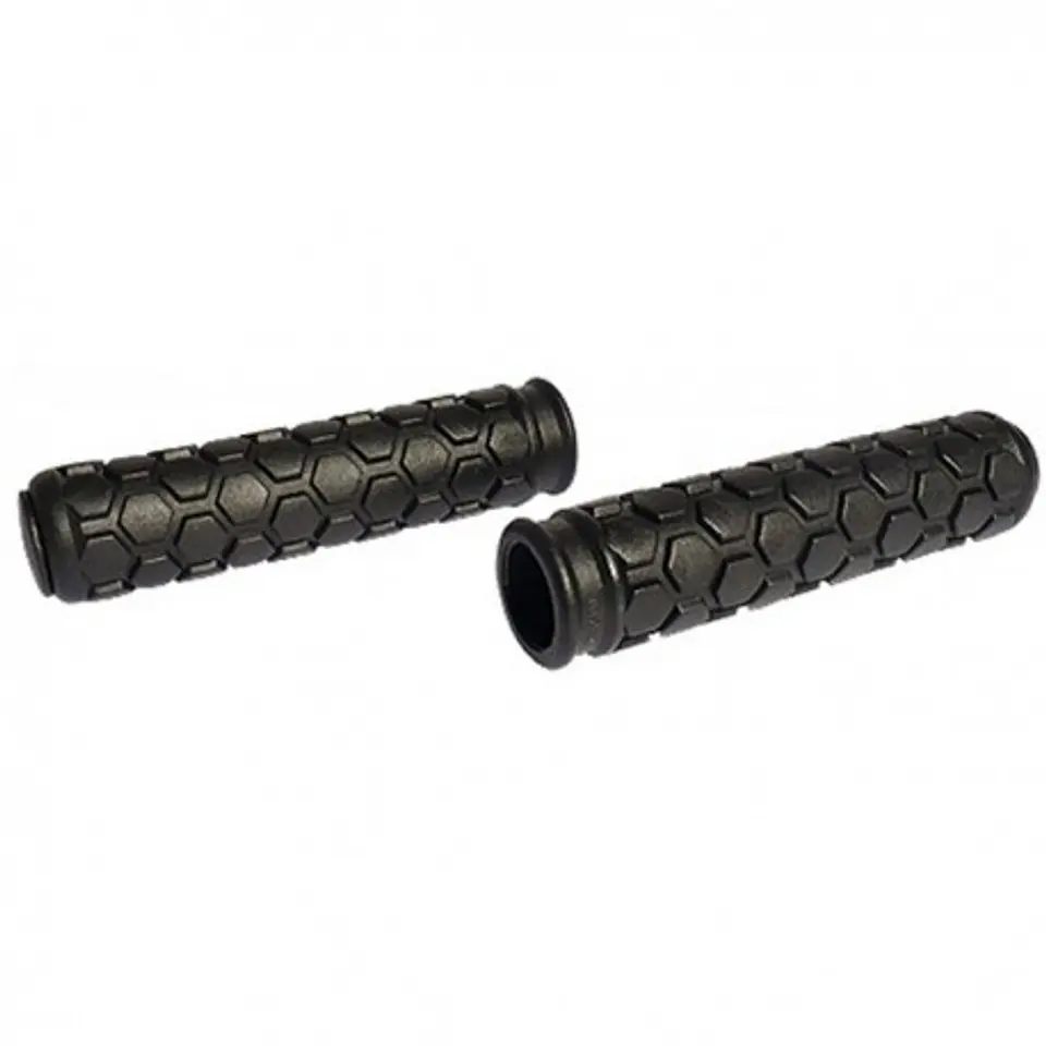 Puños de Bicicleta Taiwan MTB Goma Caluga Negro 1
