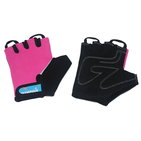 Guantes Fitness Olymphus Multiuso Negro-Rosado