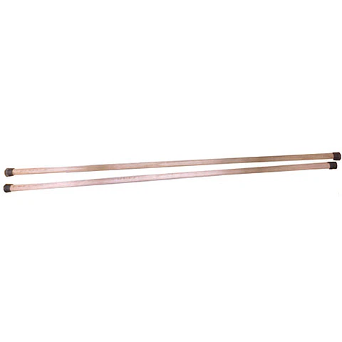 Baston de Gimnasia Nacional Madera Punta de Goma 70 x2.5 cm